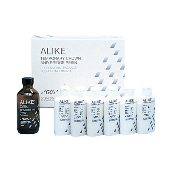 Acrilico ALIKE Kit  Profesional (6 Polvos 45g+ 1 Liq. 118ml)