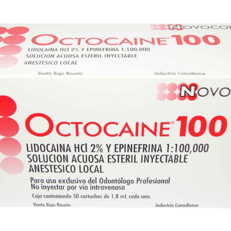Octocaine 2% Lidocaina X 50 U Novocol