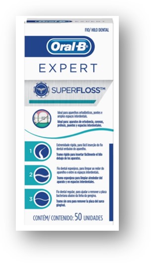 Hilo DentaL expert  Super Floss 50 uds. Oral-B (3 EN 1)