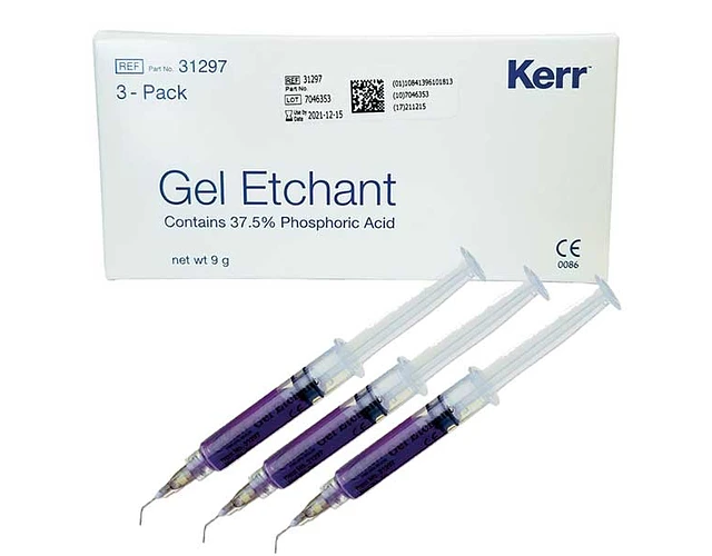 Acido Ortofosforico Gel Etchant 37.5% 3x3gr Kerr - ExpressDent