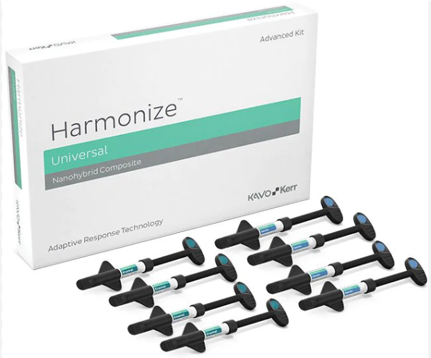 KERR Harmonize Kit Advanced 8 x 4grs (Den 1A2, 1A3, 1A4 / Esm 1A2, 1A3 / Inc 1ambar, 1claro, 1gris)