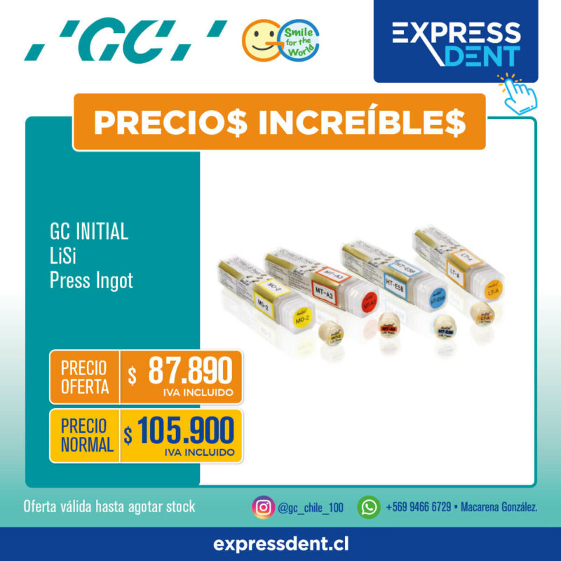 Initial LiSi Press Ingot LT-A3.5 (3gx5) GC