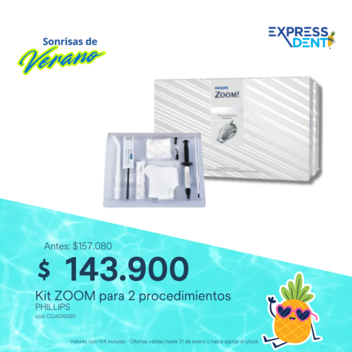 Blanqueamiento Philips Zoom Kit 2 Procedimientos