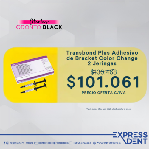 Transbond Plus Adhesivo de Bracket Color Change 2 Jeringas (712-101)